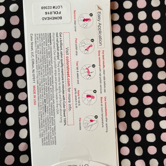 Color Street Retired Glow in the Dark Bonehead Set - Picture 3 of 4